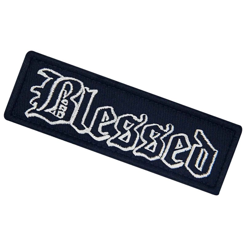 Blessed Embroidered Velcro Patch