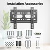 GLWIXY Fixed TV Wall Mount for 14-42" Flat Screen TVs,