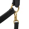 KM Elite Padded Leather Head Collar Medium Black