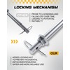 RETRUE Trailer Stake Pocket D Ring with Added Security Bolt