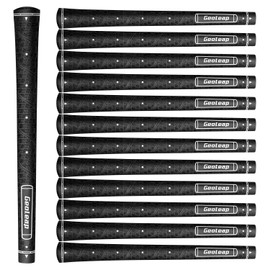 Geoleap Glory-M Golf Grips, Set of 13, Memory Point Aid Hand Placement, Anti-Slip, Golf Club Grips, Standard/Medium, 5 Color Options (Standard, Black)