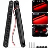 PSEQT 10" LED Trailer Brake Tail Lights Bar Red Stop