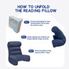 Tinuniyaa Back Pillow for Bed Sitting Up, Reading Pillow, Extra