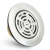 Highcraft 97I3 Flat Stainless Steel RV Mobile Shower Strainer -