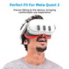 Relohas Deluxe VR Accessories for Meta Quest 3, Safe 2