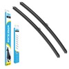 Mehr Wiper Blade Flat Front Kit Fits: Ford Focus 1.6 MK 2 (2004-2012) -Pack of 2 (RH 26 inch & LH 17 inch)