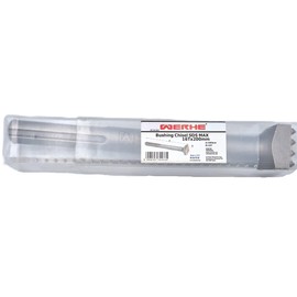 WERHE® SDS MAX Bush Hammer Chisel 16 Teeth 200mm Long, Square 32mm - Hammer Chisel for Electric Rotary Hammers - Bush Hammers, for hammering Concrete