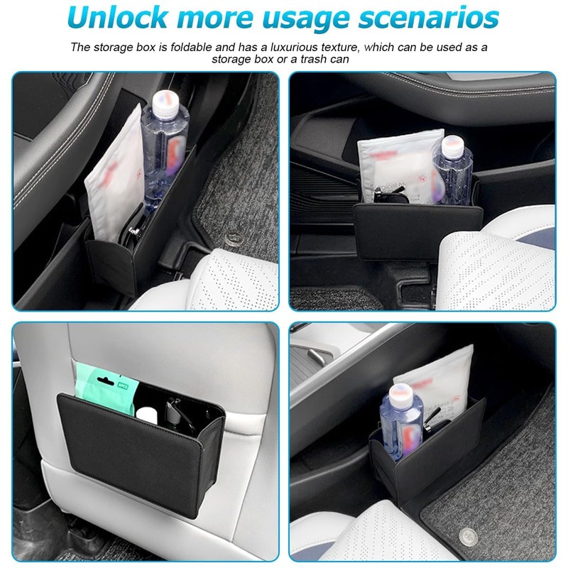 XINLIYA Car Trash Can, Dustbin Trash Bin Garbage Organizer Holder