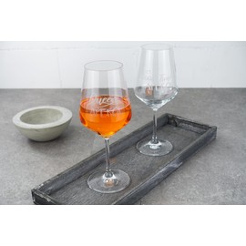 Garage-SixtySix Stemmed Glass with Funny Sayings | Engraved | Holy Aperoli | Anonymous Aperolic | and Many More