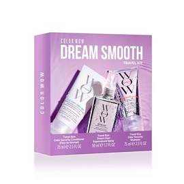 COLOR WOW Dream Smooth Minis, kit de viaje que incluye champ, acondicionador y Dream Coat, 2.5 fl. Onz.                                               