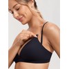 MOMANDA Women’s Inbarely Nursing Bras Wireless Bralette V Neck Seamless