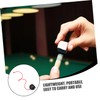 Outanaya 4pcs Snooker Chalk Holder Rubber Case for Billiard Chalk