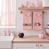 Gilprop 2 Pcs Pink Bow Halloween Ghost Hand Towels for