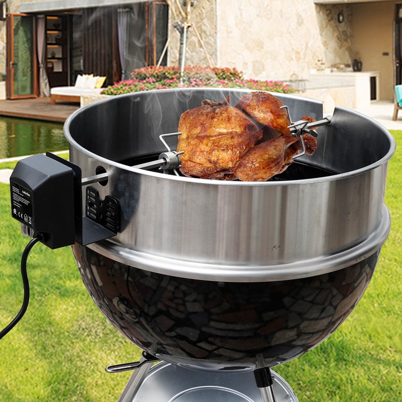 Onlyfire Universal Barbecue Grill 3 Inch Slide Rotisserie Motor Bracket,