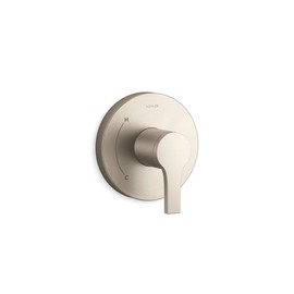 KOHLER TS35320-4-BN, Elate Rite-Temp Valve Trim, Vibrant Brushed Nickel, Elegant Bathroom Valve, Rust-Resistant