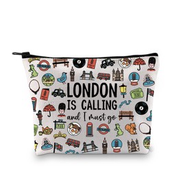 London Girls Weekend Gift London England UK Travel Souvenir Gift London Accessories Bag London Travel Toiletry Bag (Must Go London Bag EU)