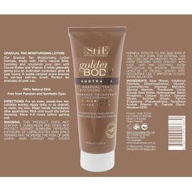 Om SHE Aromaterapia Cuerpo Dorado Bronceado gradual - Medio a Oscuro