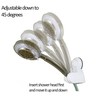 Pump&fix 45 Degrees Adjustable Handheld Shower Head Holder Suction Cup