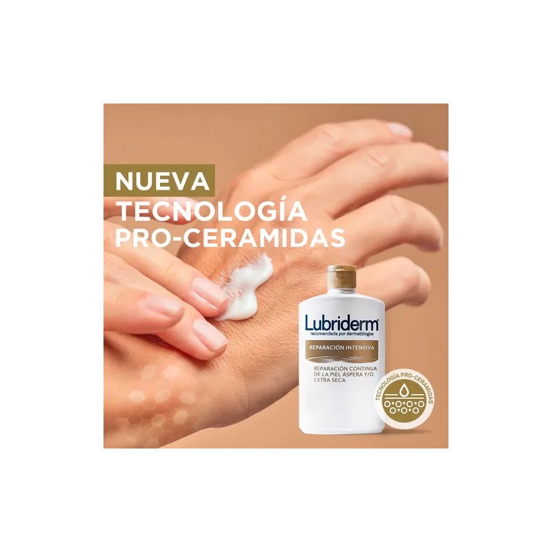 Crema Lubriderm Reparación Intensiva 400ml Dorada 2 Unidades