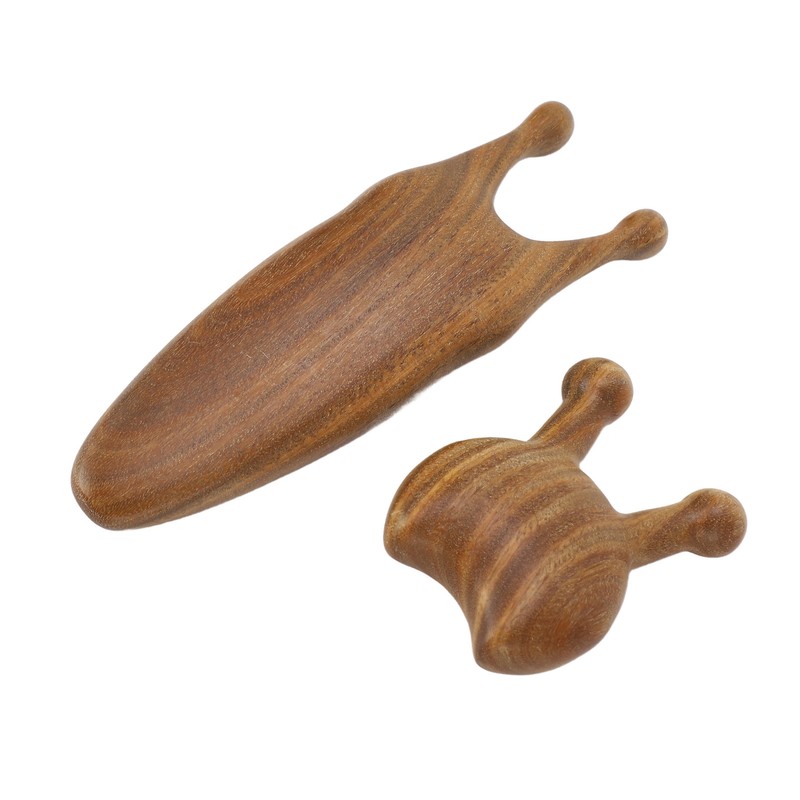2pcs Nose Maasage Tool Reduce Stress Smoothing Surfaces Sandalwood Nose