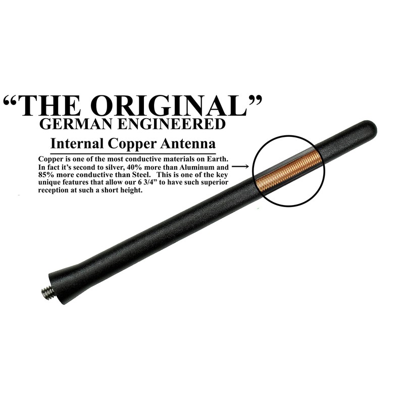AntennaMastsRus - The Original 6 3/4 Inch is Compatible with