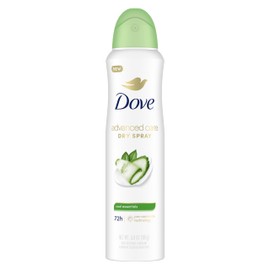 Dove Advanced Care Antiperspirant Deodorant Dry Spray Cool Essentials for helping your skin barrier repair after shaving With Pro Ceramide Technology 3.8 oz