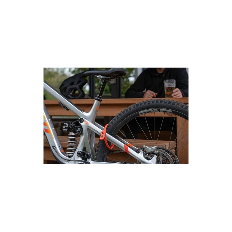 Hiplok Z LOK COMBO V2 Multifunctional Safety Strap, Unisex, Orange,