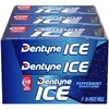 Dentyne Ice Peppermint Sugar Free Gum, 9 Packs of 16