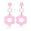 MOROYA Acrylic Flower Earrings for Women Trendy Statement Y2k Floral