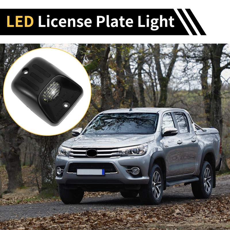 X AUTOHAUX 2 Pcs LED License Plate Light Tag Lamp