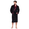 Men's Ultrasoft Plush Bathrobe Fleece Spa Robe Swim Hotel Warm