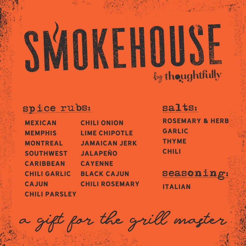 Smokehouse by Thoughtfully Ultimate Grilling Spice Set, Grill Seasoning Gift