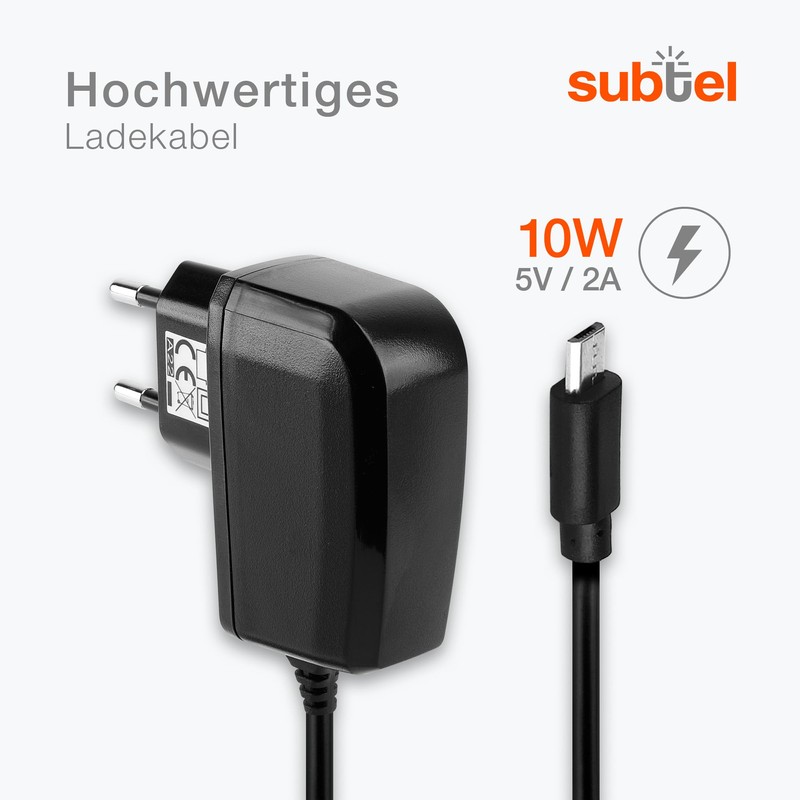subtel® GPS Ladegerät kompatibel mit Becker Ready 50 Ready 6