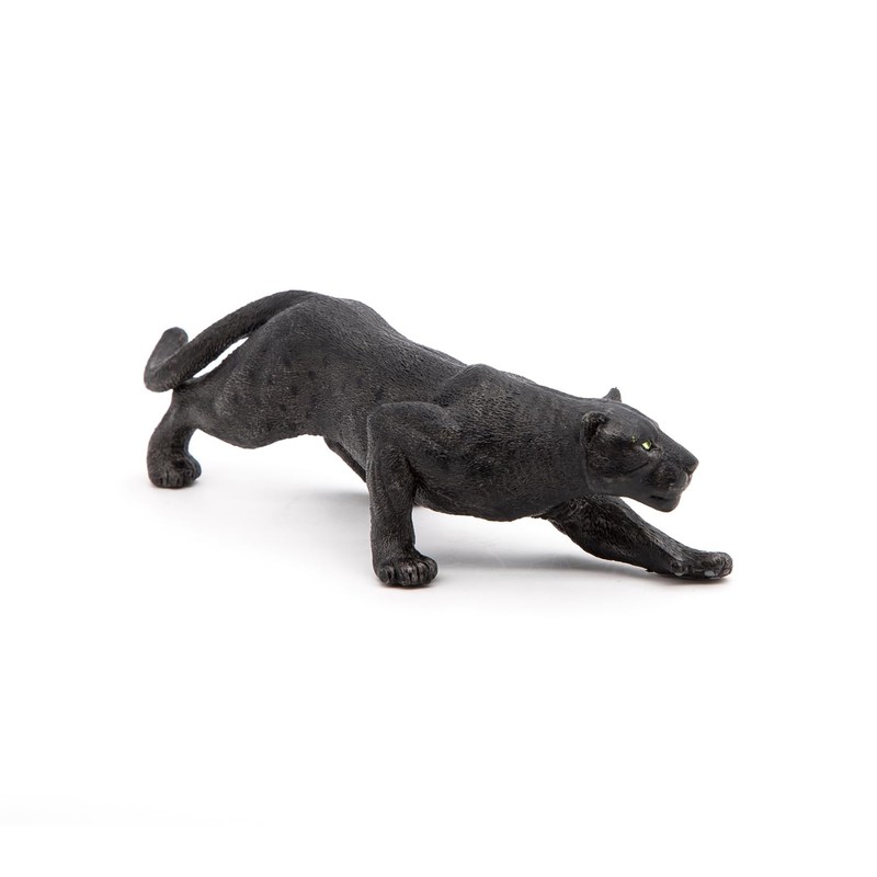 Papo WILD ANIMAL KINGDOM Tiere Figurine, 50026 Black Leopard, Multicolour