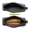 Enyuwlcm Heavy Canvas Stationery Stylish Simple Pencil Bag and Durable