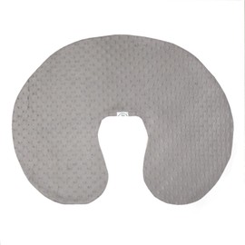 Nap Baby Funda para Cojín de Lactancia para amamantar, Desmontable, con Cierre - Súper Suave - Burbuja Gris