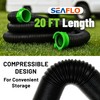 SEAFLO 20 FT RV Camper Sewer Hose Kit with Swivel
