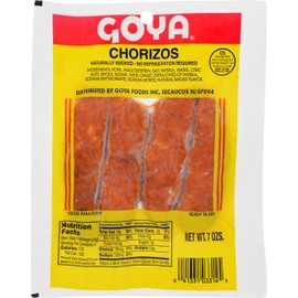 Goya Naturally Smoked Chorizos, 7 Ounce