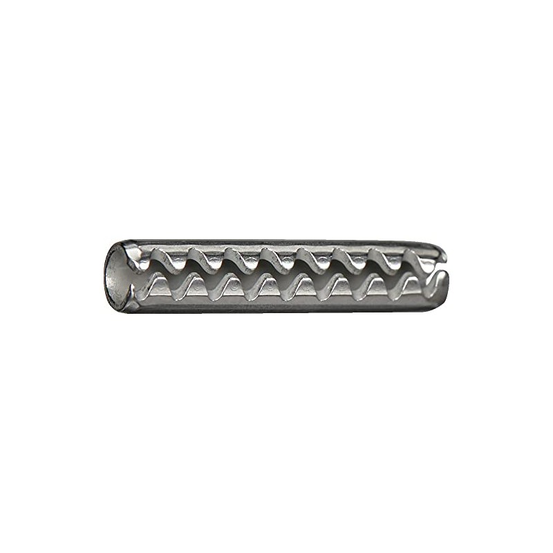 Trusco Y843-0316 Corrugated Spring Roll Pins, Stainless Steel, 1.1 x