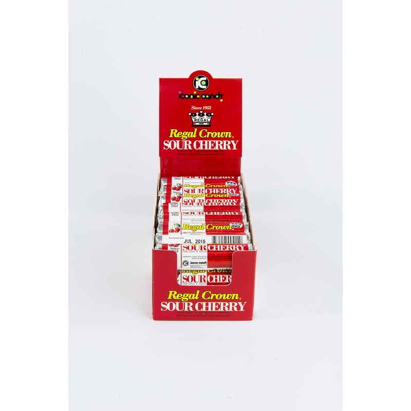 Regal Crown Sour Cherry Candy Rolls | Traditional Sour Cherries
