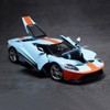 Maisto 1:18 2019 Ford GT Blue Orange Diecast Model Car