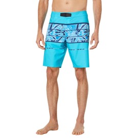 O'NEILL - Bañador de 20 pulgadas a rayas para hombre, resistente al agua, con tela elástica de secado rápido y bolsillos, Cobalto | Hyperfreak Hydro Wanderer, 28