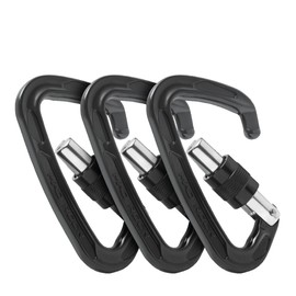 Mad Rock Super Tech Screw Gate Locking Carabiner (3-Pack)