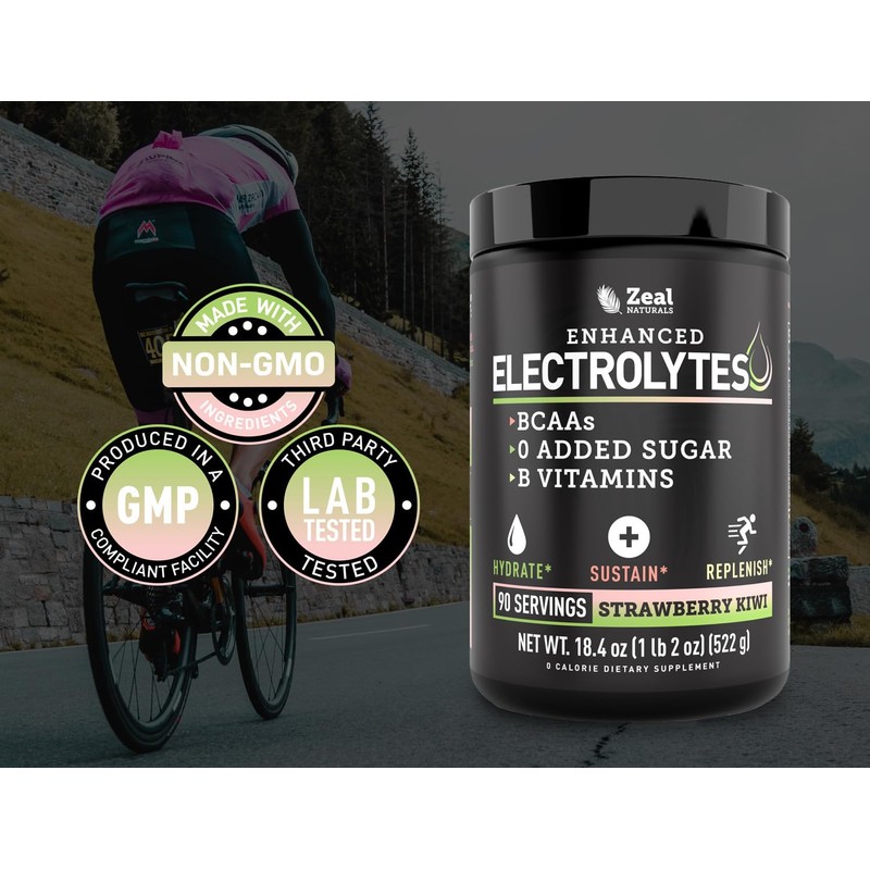 Zeal Electrolyte Powder - 90 Servings | Keto Electrolytes Powder
