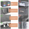 90L Storage Bag, Underbed Storage Box with Lid, Foldable Clothes