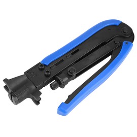 YUMILI Universal Coaxial Crimping Tool for RG59, RG6, RG11, 75-5, 75-7 Metric & Inch Extruded F Heads
