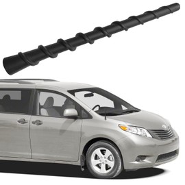 Rubber Antenna for Toyota Sienna (1998-2015), Toyota Sienna Antenna, 7 Inch Spiral Flexible Antenna Replacement Mast