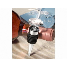 Fashioncraft Choice Crystal Diamond Design Bottle Stopper