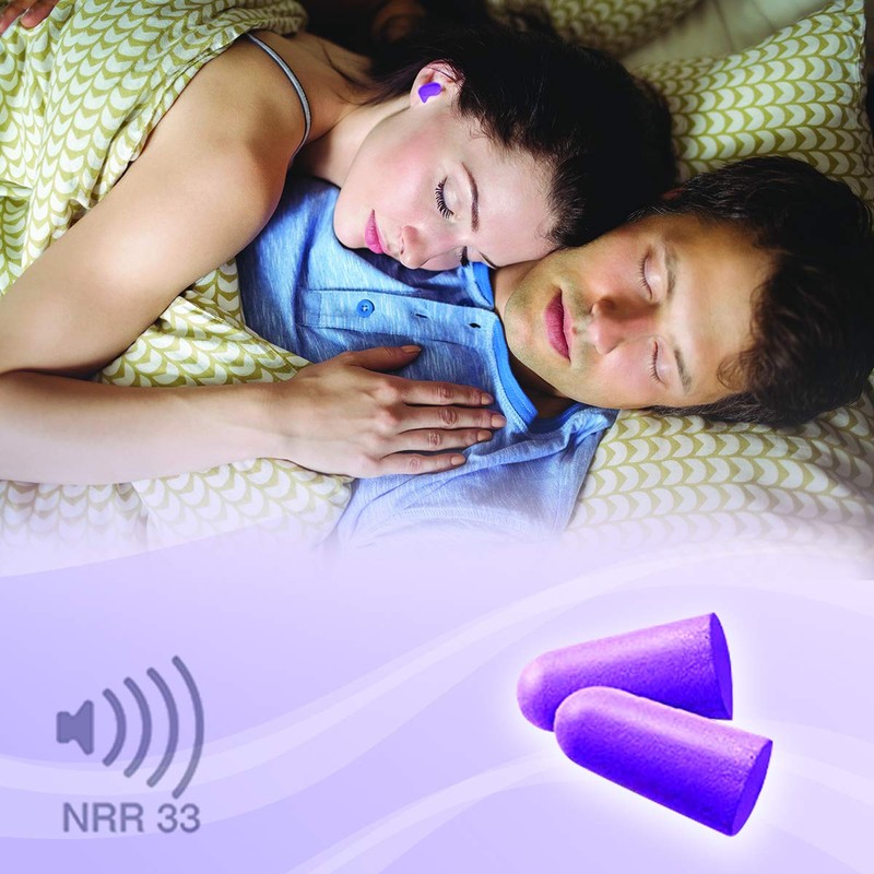 MOLDEX Soft Foam Earplugs Softies® Ear Plugs for Sleeping, Snoring,