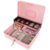 Cash Box with Money Tray and Key Lock, Money Box